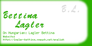 bettina lagler business card